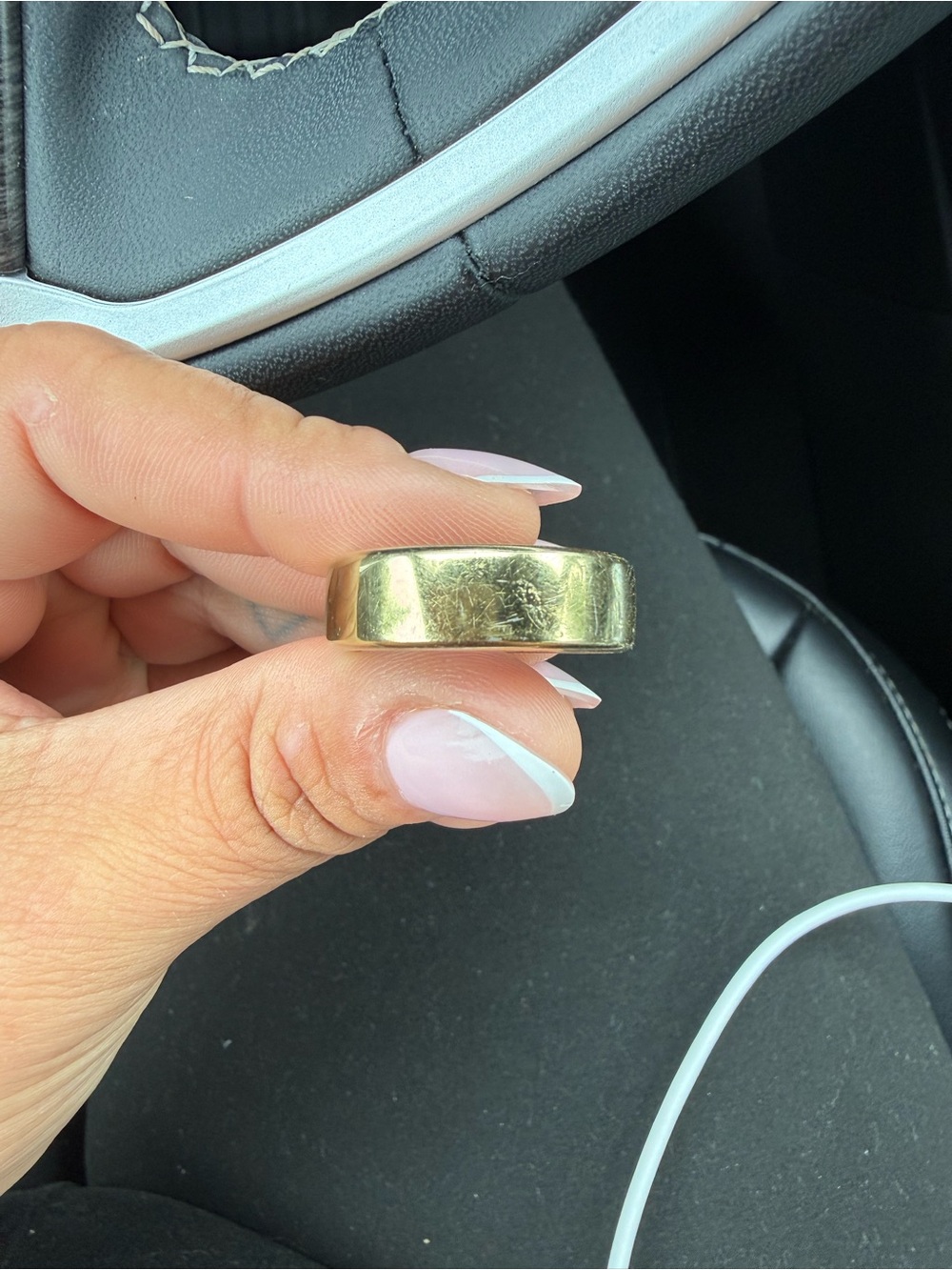 Oura Ring Gen3 Horizon Size 11 - Gold (used) - Picture 2 of 4
